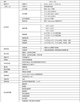 低氣壓高度試驗(yàn)箱選型參數(shù)(圖1)