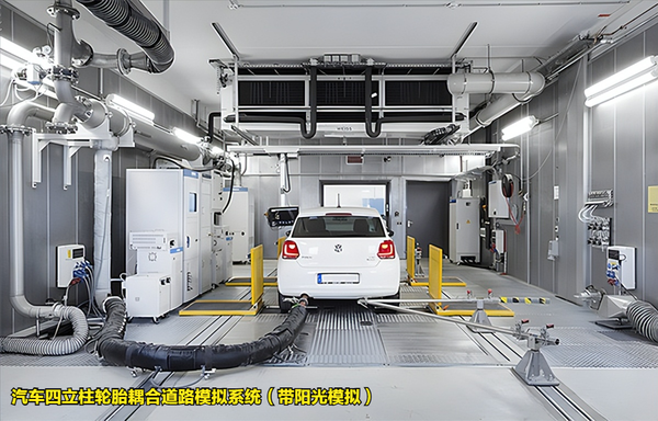 汽車四立柱輪胎耦合道路模擬系統(tǒng)(帶陽光模擬)整體介紹(圖1) 汽車四立柱輪胎耦合道路模擬系統(tǒng)(帶陽光模擬)整體介紹(圖1)