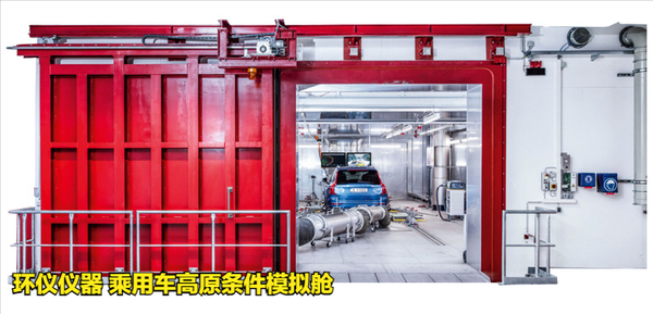 乘用車高原條件模擬艙的動態(tài)加載試驗