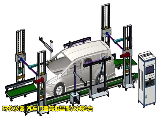 汽車門蓋高低溫耐久試驗(yàn)臺(tái)(圖3) 汽車門蓋高低溫耐久試驗(yàn)臺(tái)(圖3)