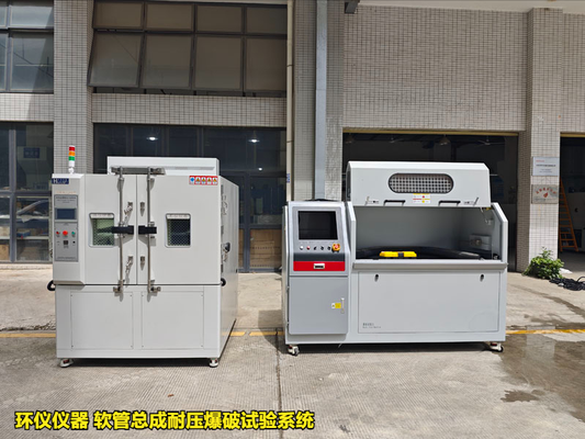 軟管總成耐壓爆破試驗系統(tǒng)的試驗設計
